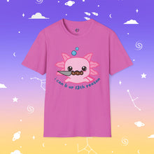 Load image into Gallery viewer, Axolotl Knife Threat Unisex T-Shirt