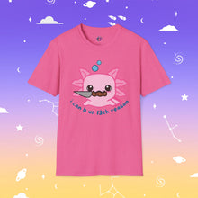 Load image into Gallery viewer, Axolotl Knife Threat Unisex T-Shirt