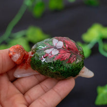 Load image into Gallery viewer, Botanical Brain Skull Figurine