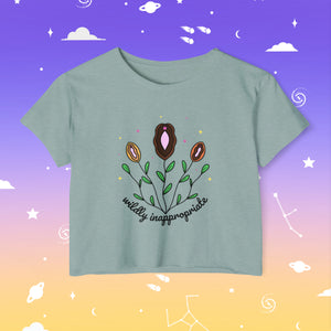 Wildly Inappropriate Cropped Tee