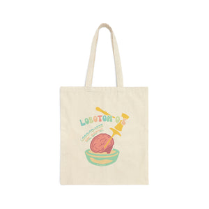 Lobotom-O's Cotton Canvas Tote Bag