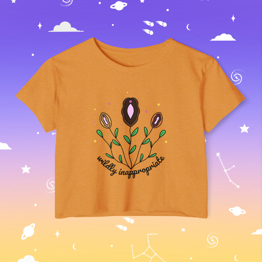 Wildly Inappropriate Cropped Tee