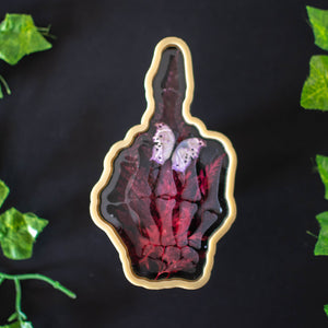 Holo Moth Middle Finger Tray