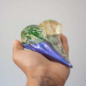 Mini 3D Raven Skull