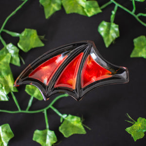 Black Fire Batwing Trinket Dish