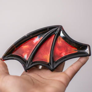 Black Fire Batwing Trinket Dish