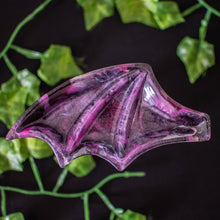 Load image into Gallery viewer, Purple Nebula Batwing Trinket Dish
