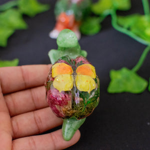 Botanical Brain Skull Figurine