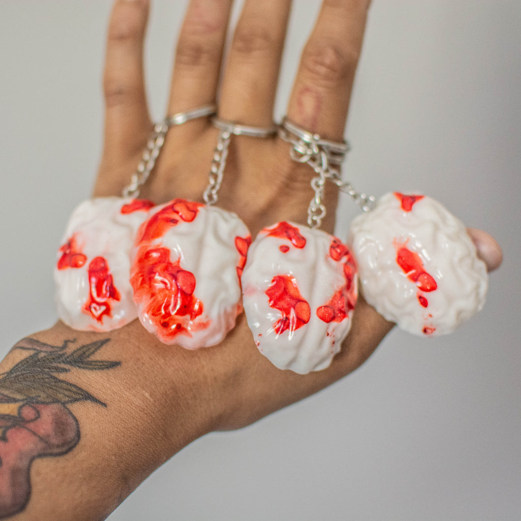 Bloody Brain Keychain