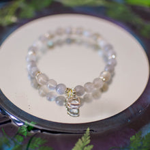 Load image into Gallery viewer, Labradorite &amp; Glass Bead Bracelet
