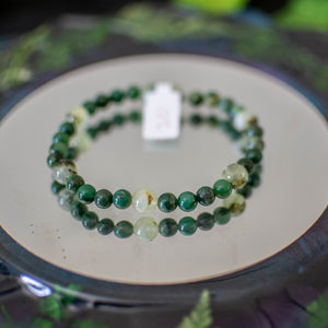 Prehnite & Verdite Bracelet