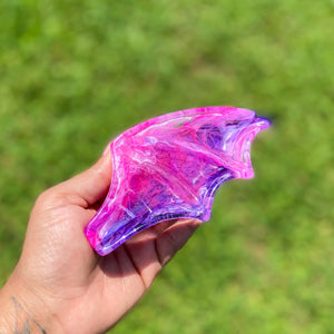 Pink & Purple Bat Wing Dish