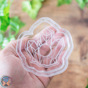 Crystal Cluster Sphere Holder Mold