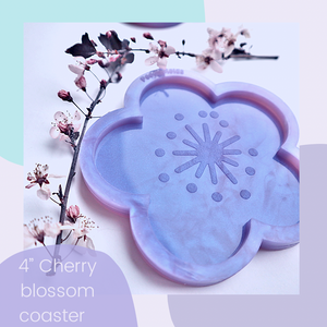 4” Cherry Blossom Coaster Mold