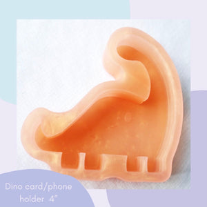 4” Dinosaur Business Card/Phone Holder