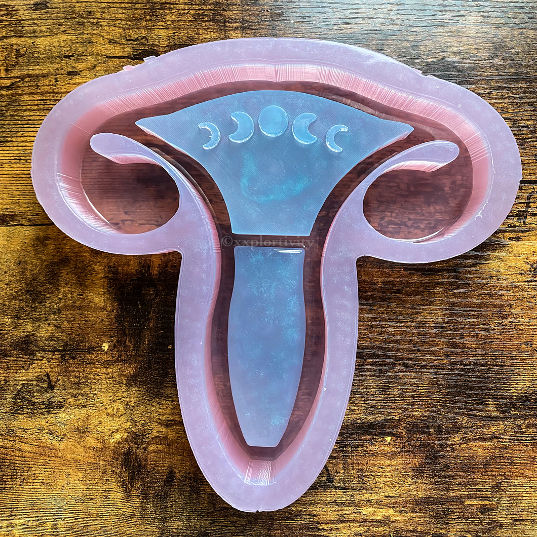 8.5” Uterus Tray or Wall Shelf Mold