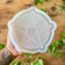 Load image into Gallery viewer, 6.5” Pentagram/Pentacle Tray Mold
