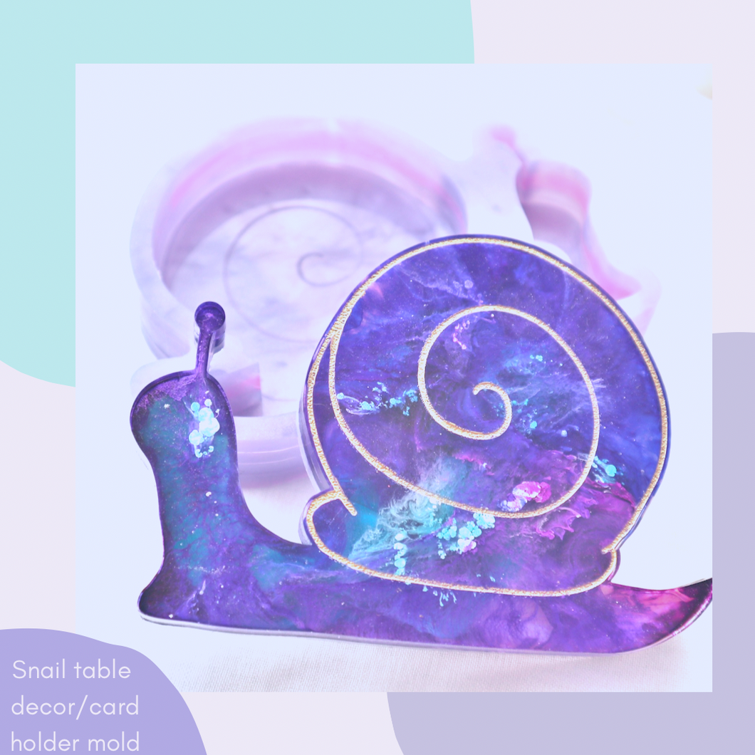 6” Snail Business Card/Phone Holder Mold