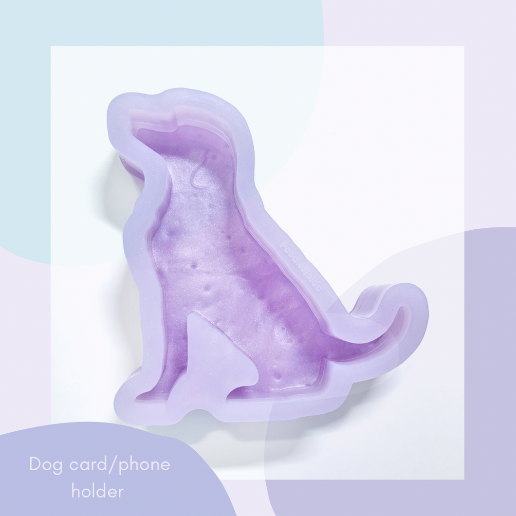 4” Dog Business Card/Phone Stand Mold